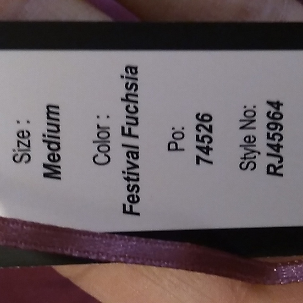 (X-56) SALE! NWT Romeo & Juliet Couture Festival Fuchsia Dress Sz.M - Picture 7 of 13